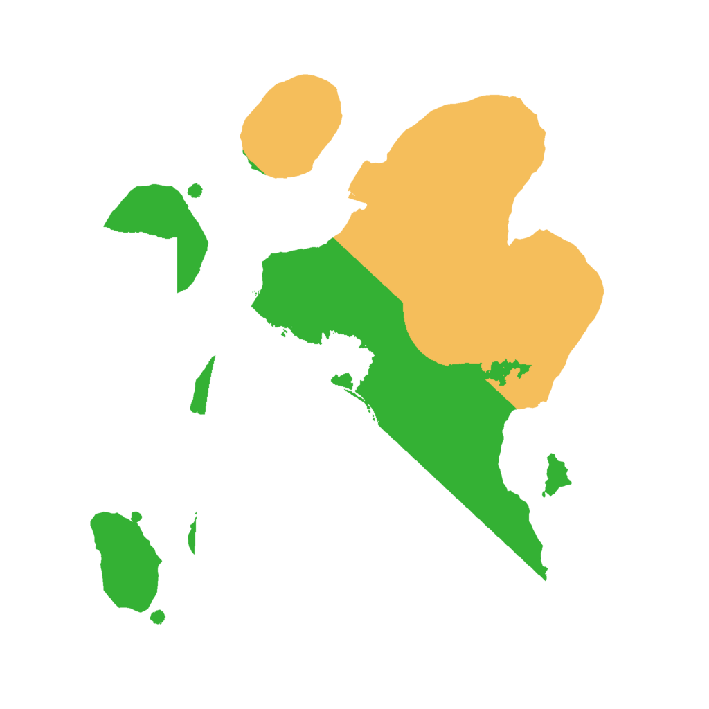 Biome Rust Map: Procedural Map, Size: 2000, Seed: 1949803227
