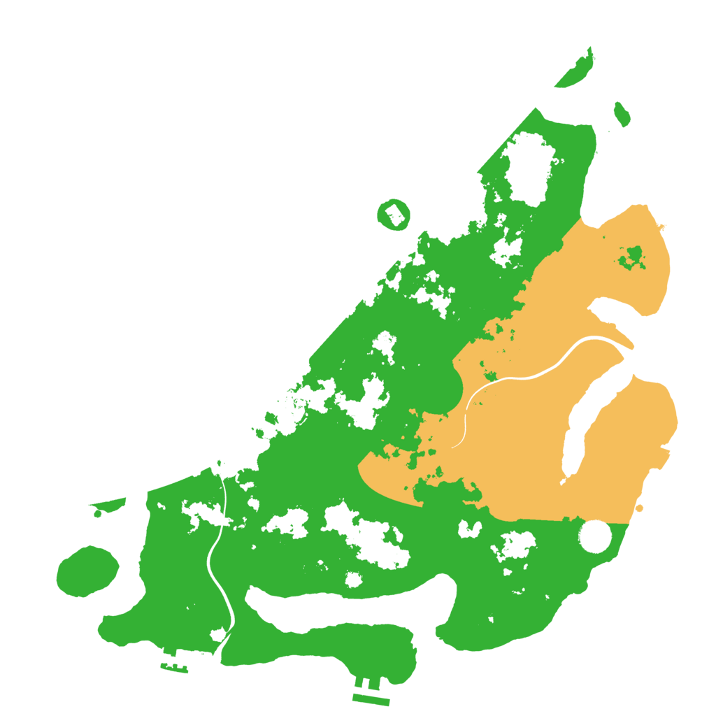 Biome Rust Map: Procedural Map, Size: 3900, Seed: 143312
