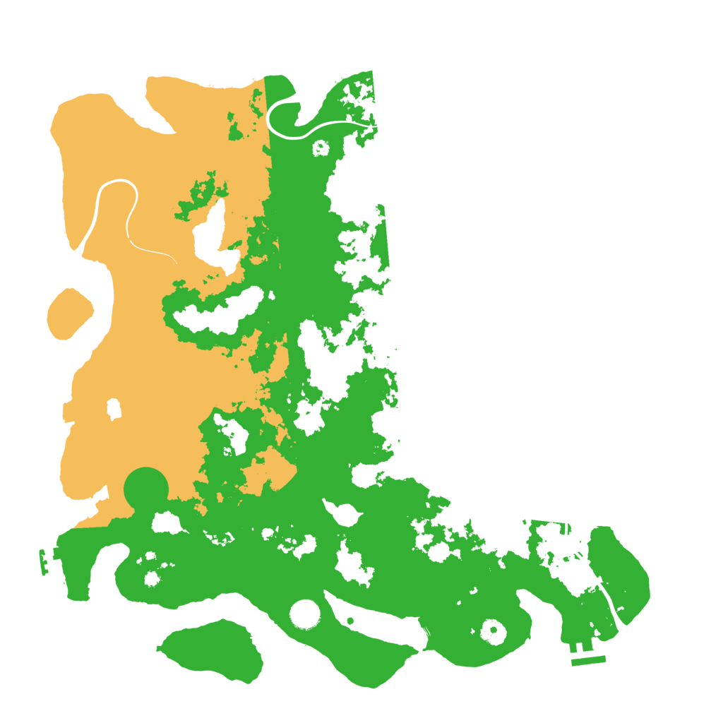 Biome Rust Map: Procedural Map, Size: 4250, Seed: 207689105