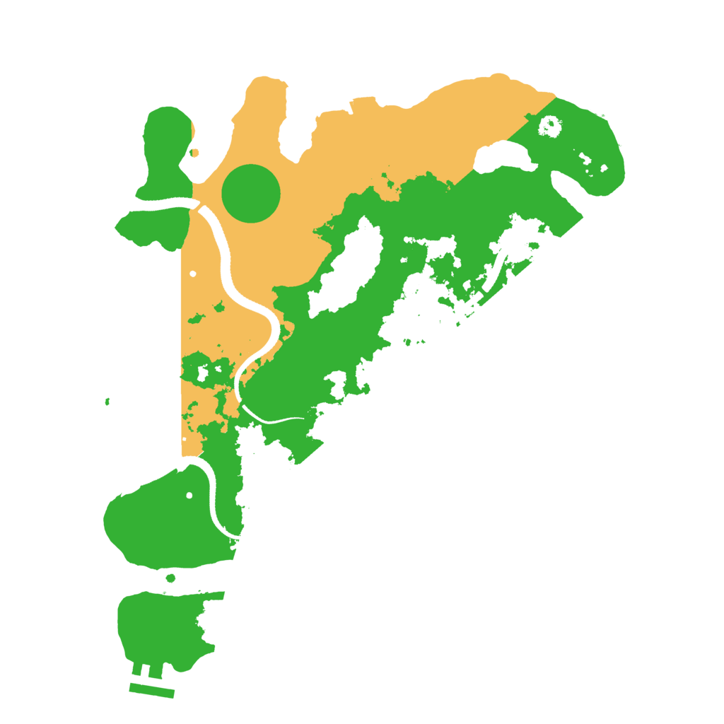Biome Rust Map: Procedural Map, Size: 3250, Seed: 1053294286