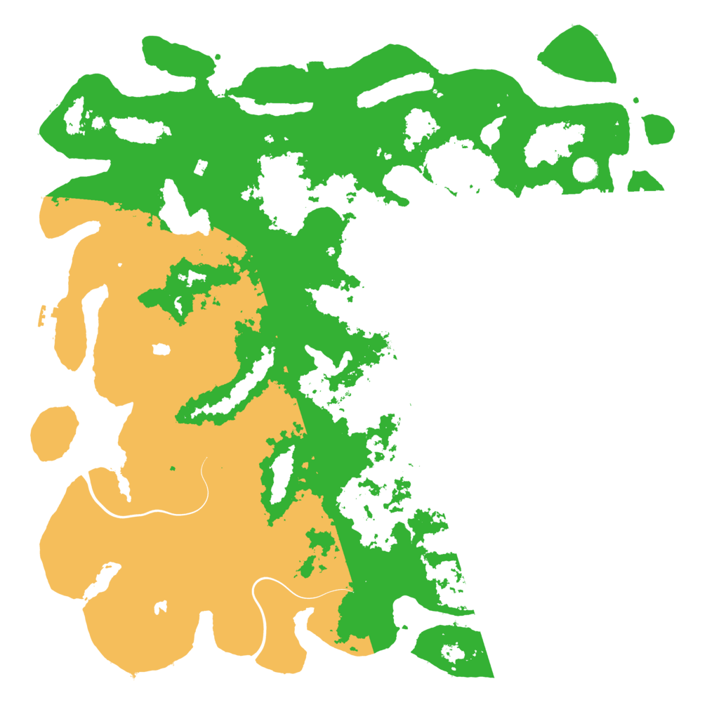 Biome Rust Map: Procedural Map, Size: 5000, Seed: 4759