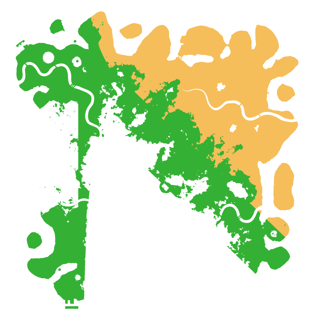 Biome Rust Map: Procedural Map, Size: 4800, Seed: 427217265