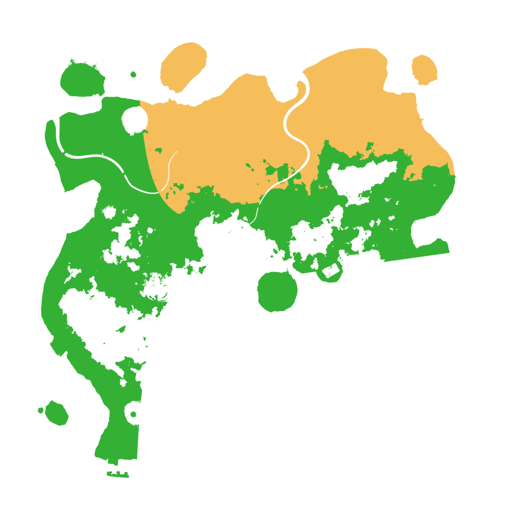 Biome Rust Map: Procedural Map, Size: 3502, Seed: 50000