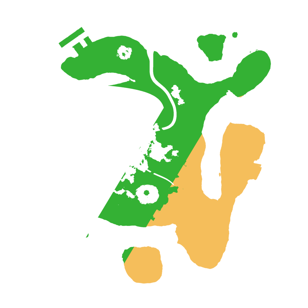 Biome Rust Map: Procedural Map, Size: 2200, Seed: 34494620