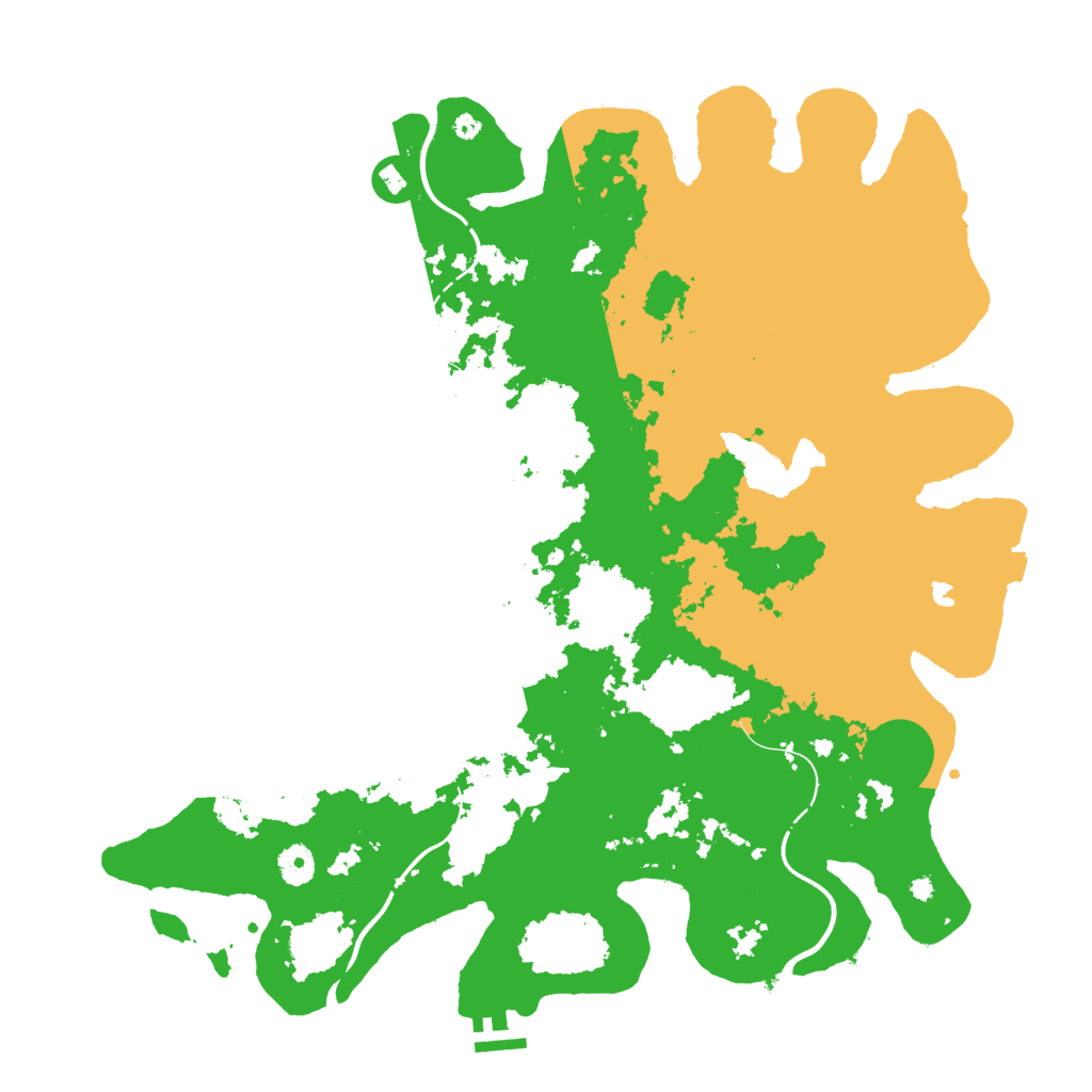 Biome Rust Map: Procedural Map, Size: 4250, Seed: 190711740