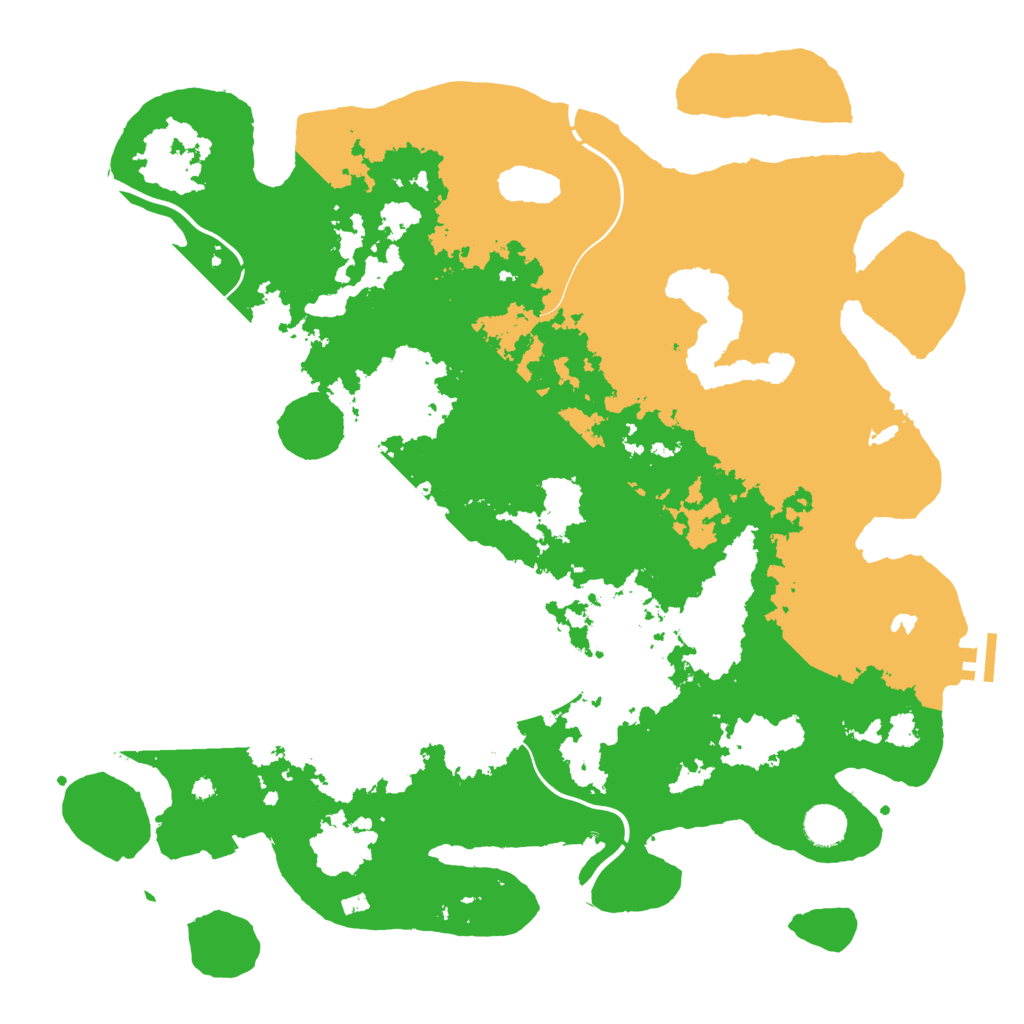 Biome Rust Map: Procedural Map, Size: 4250, Seed: 700146915