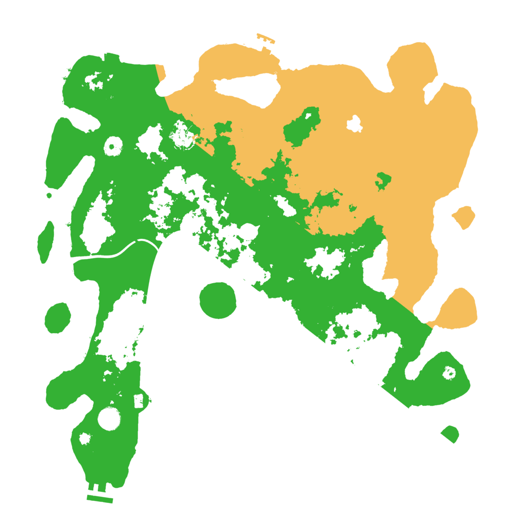 Biome Rust Map: Procedural Map, Size: 4000, Seed: 42563695