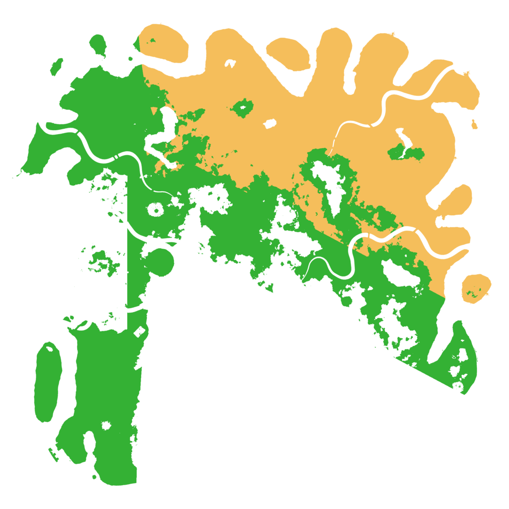 Biome Rust Map: Procedural Map, Size: 5000, Seed: 885948324