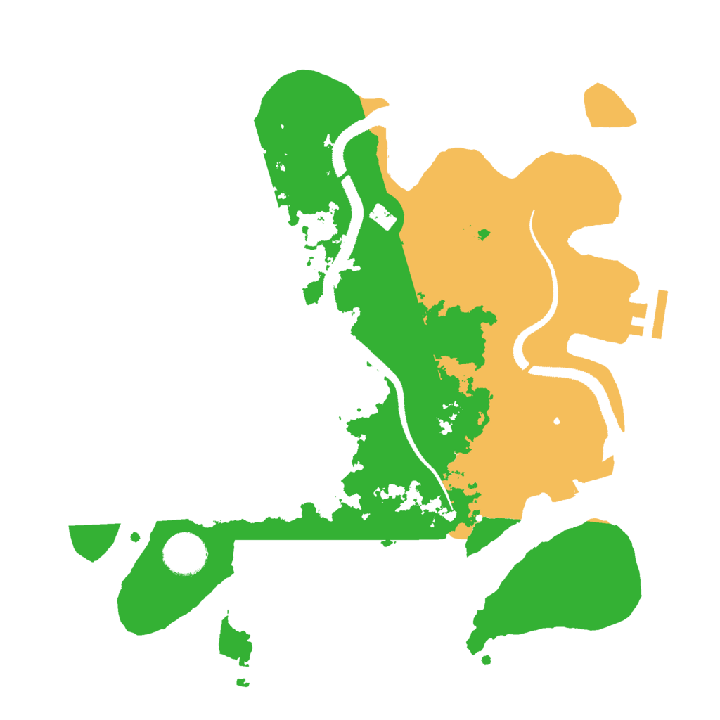 Biome Rust Map: Procedural Map, Size: 3000, Seed: 892924578