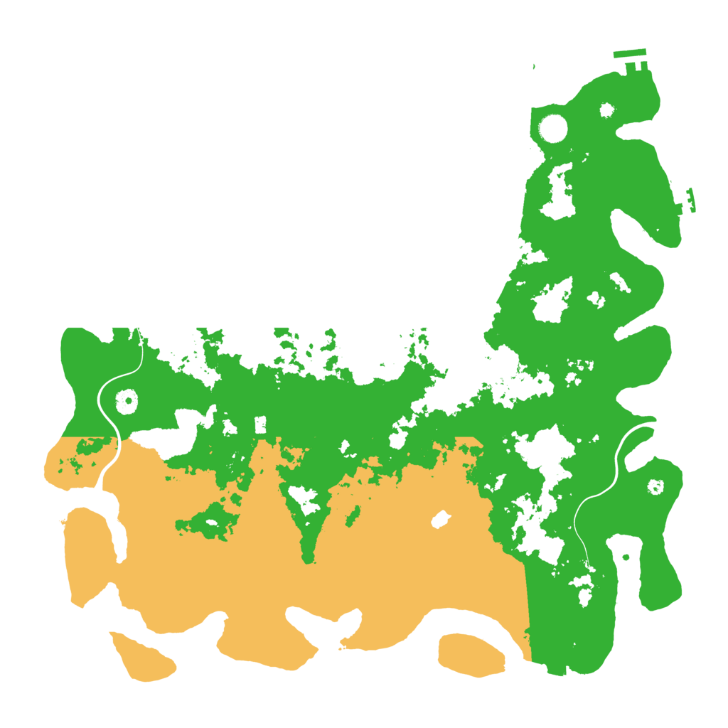 Biome Rust Map: Procedural Map, Size: 4499, Seed: 19000