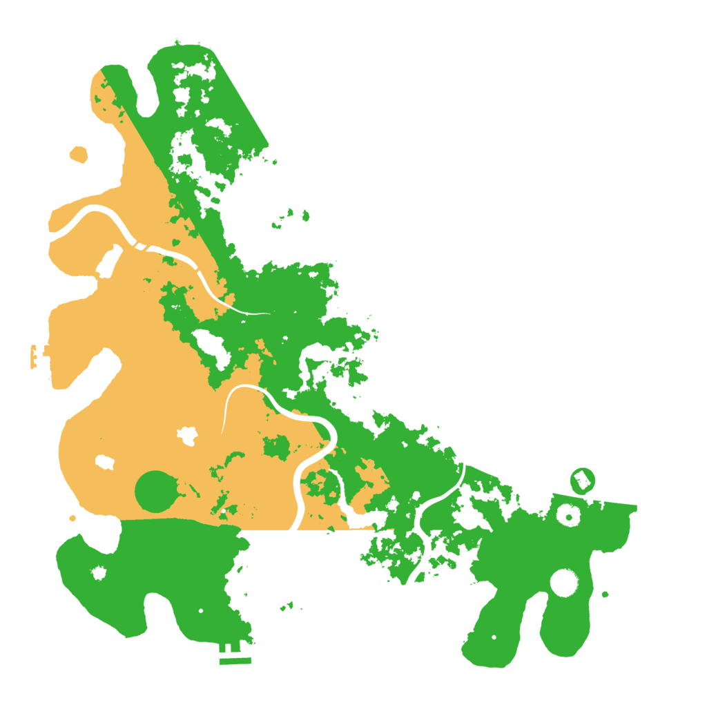 Biome Rust Map: Procedural Map, Size: 4500, Seed: 788493680