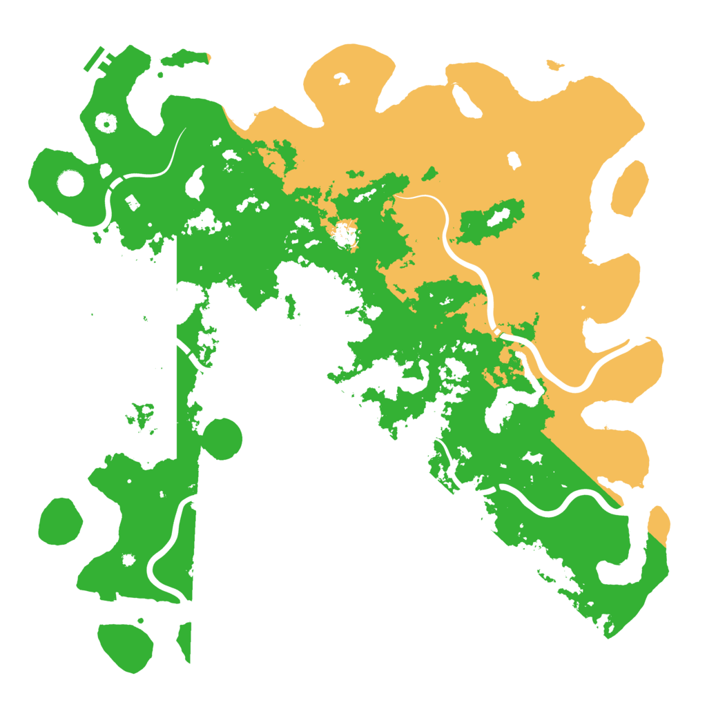 Biome Rust Map: Procedural Map, Size: 5000, Seed: 1949803227