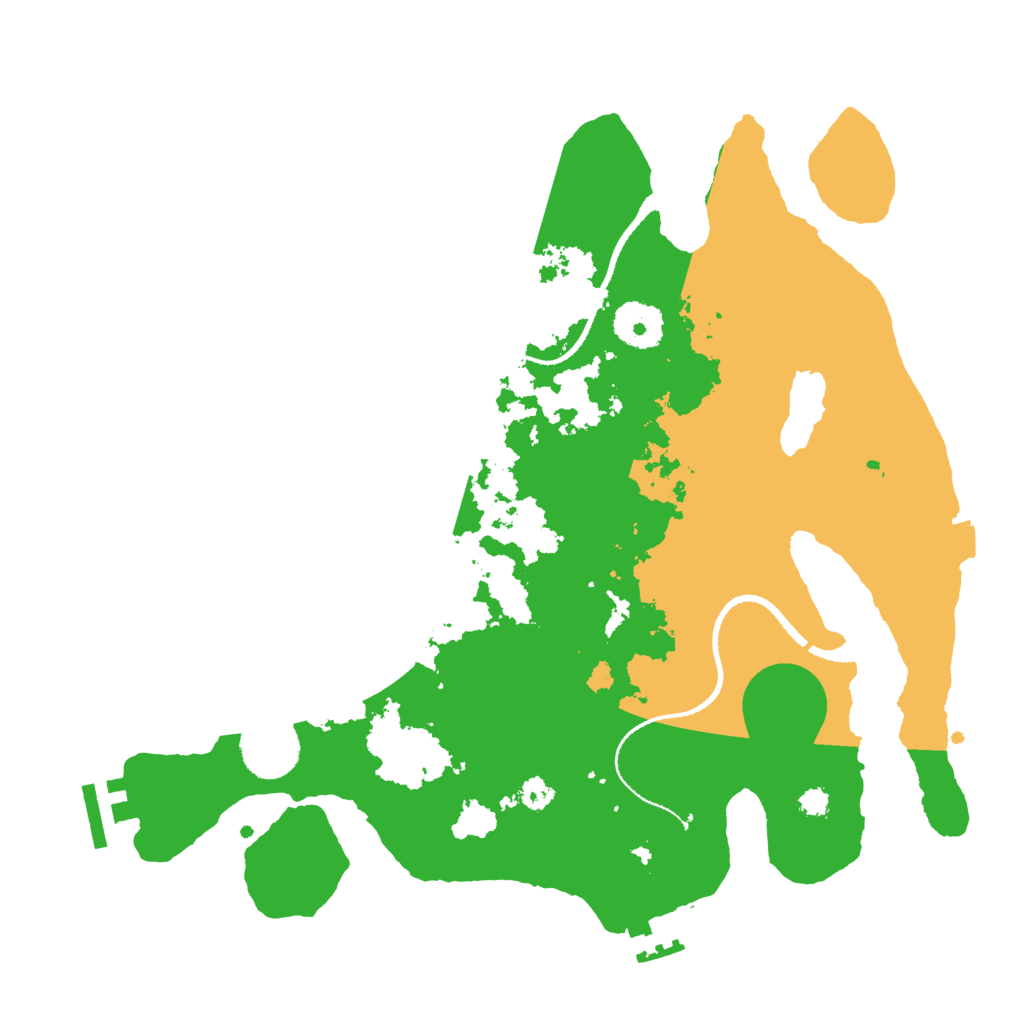 Biome Rust Map: Procedural Map, Size: 3200, Seed: 2094508472
