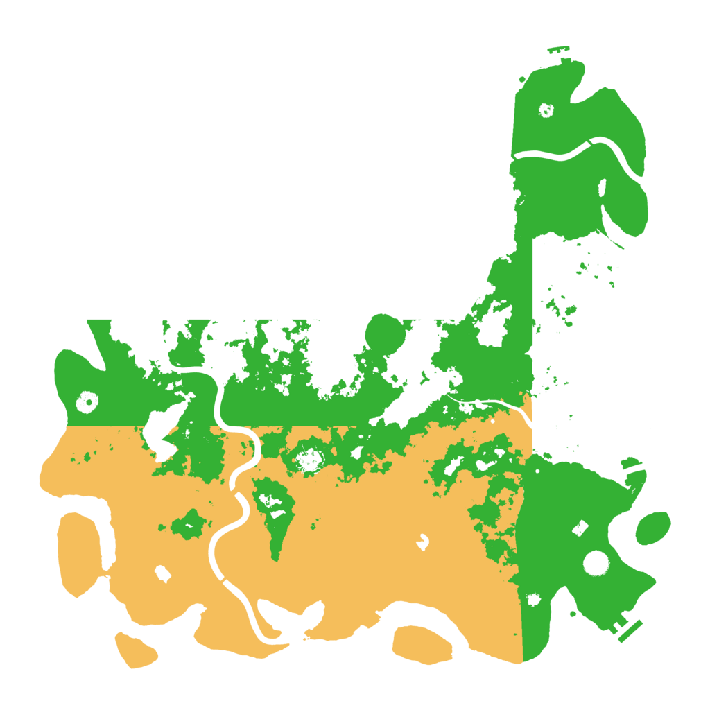 Biome Rust Map: Procedural Map, Size: 4900, Seed: 19000