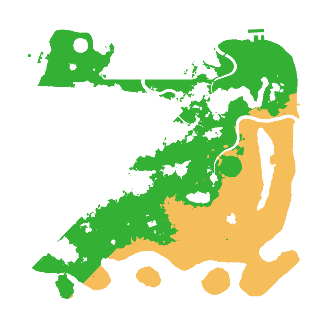 Biome Rust Map: Procedural Map, Size: 4000, Seed: 711786184