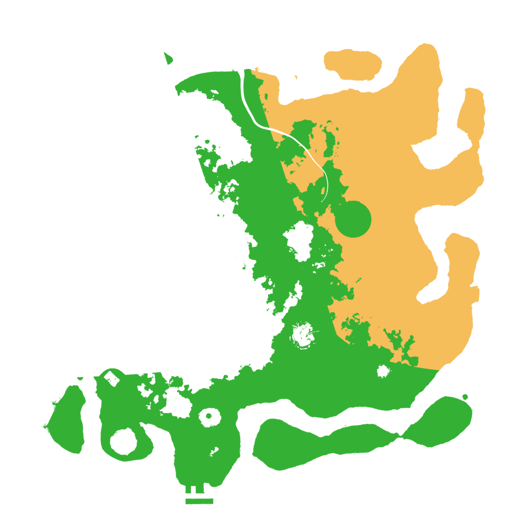 Biome Rust Map: Procedural Map, Size: 3750, Seed: 1224544390