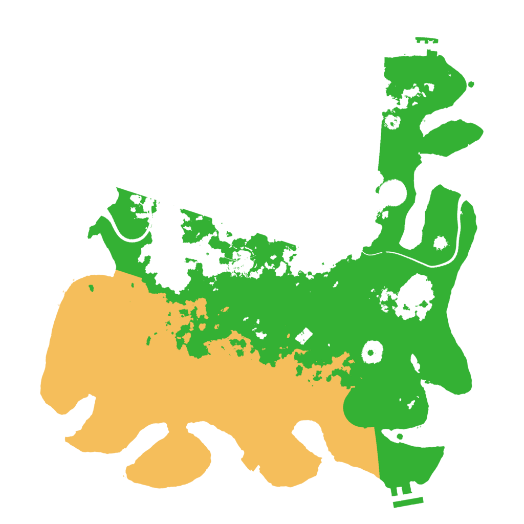 Biome Rust Map: Procedural Map, Size: 3500, Seed: 643247295