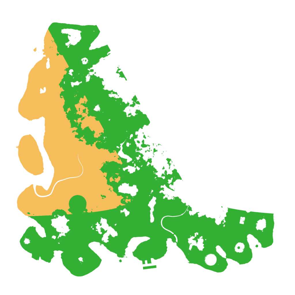 Biome Rust Map: Procedural Map, Size: 4450, Seed: 29457
