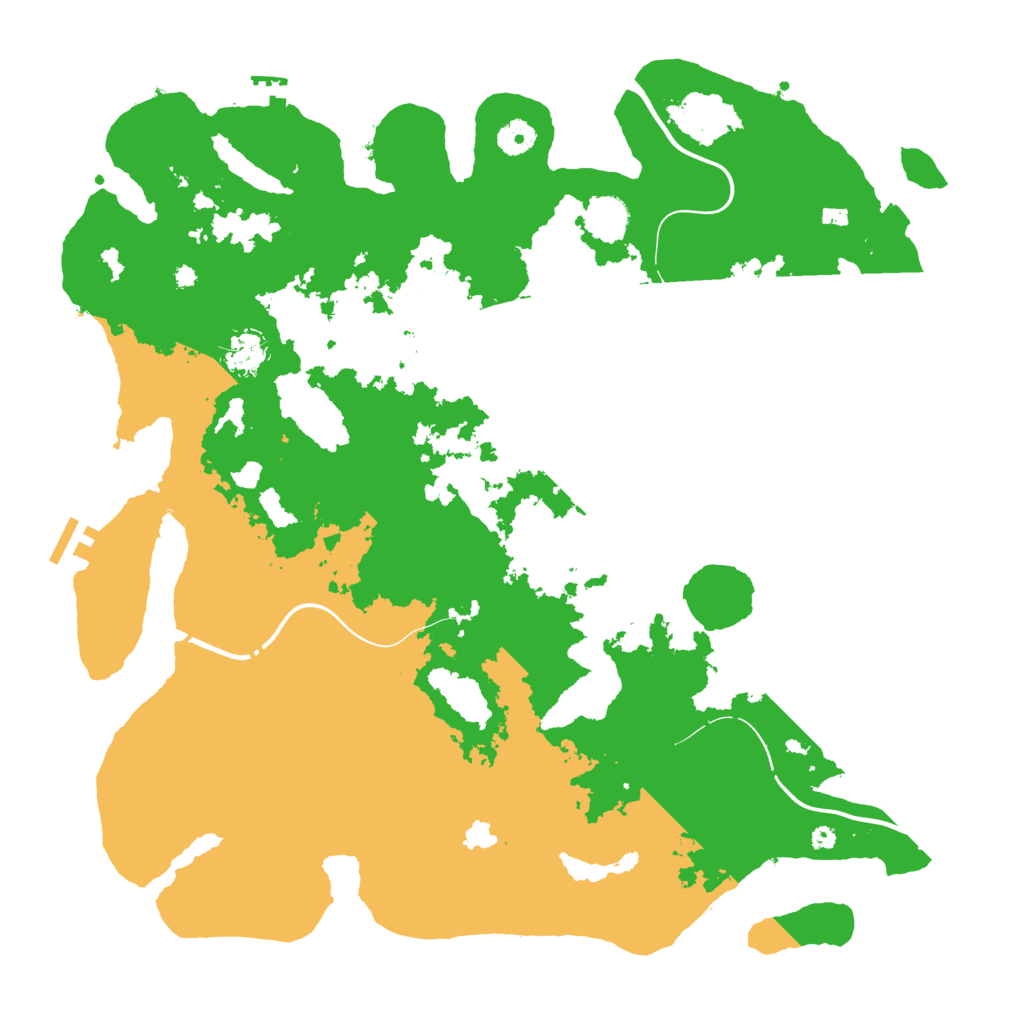 Biome Rust Map: Procedural Map, Size: 4250, Seed: 2045596488