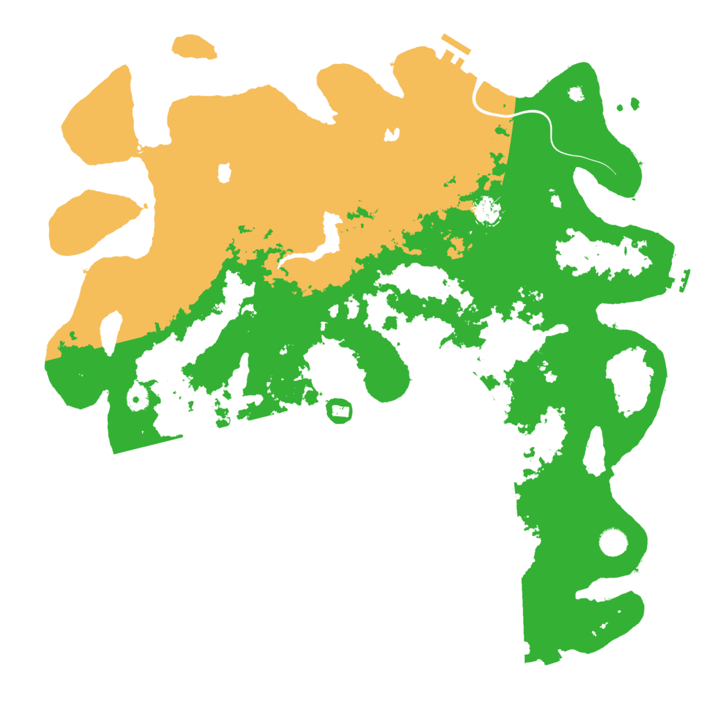 Biome Rust Map: Procedural Map, Size: 4500, Seed: 431133958