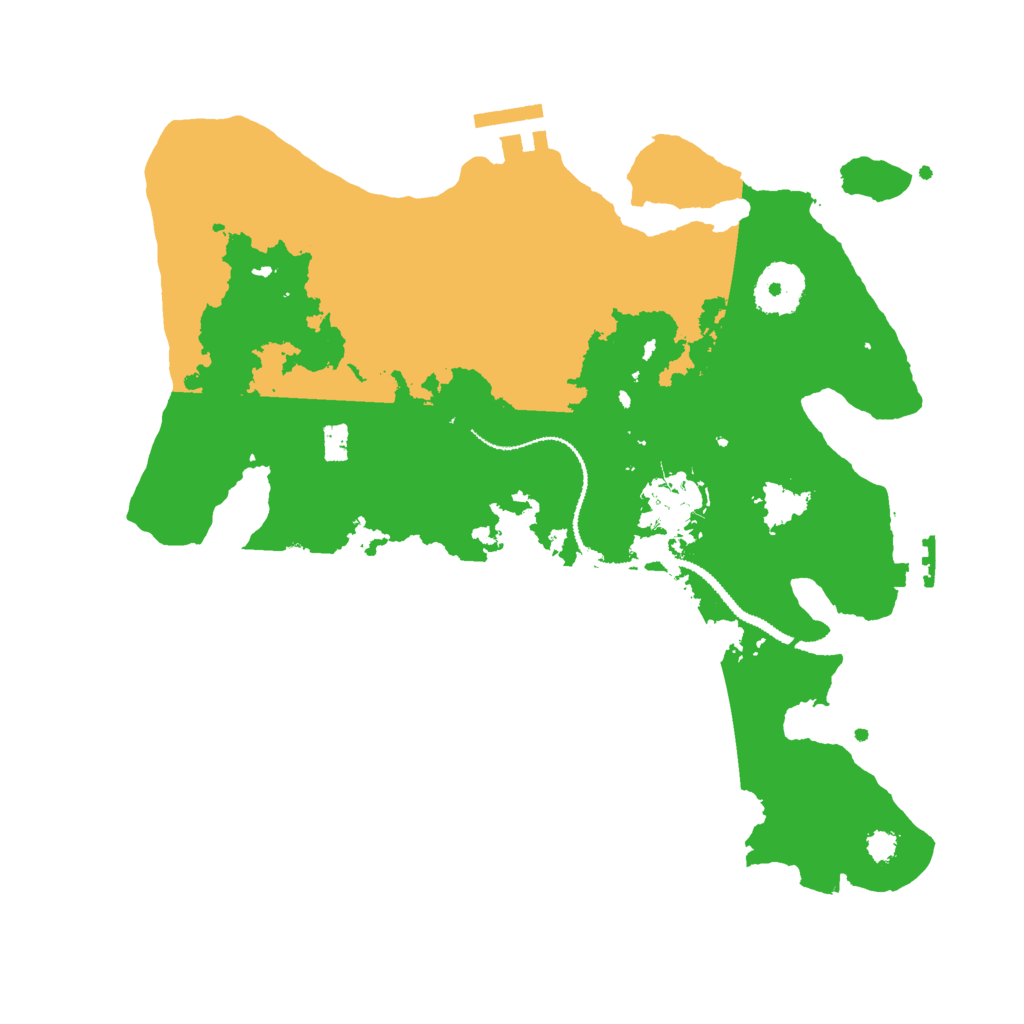 Biome Rust Map: Procedural Map, Size: 3000, Seed: 709535