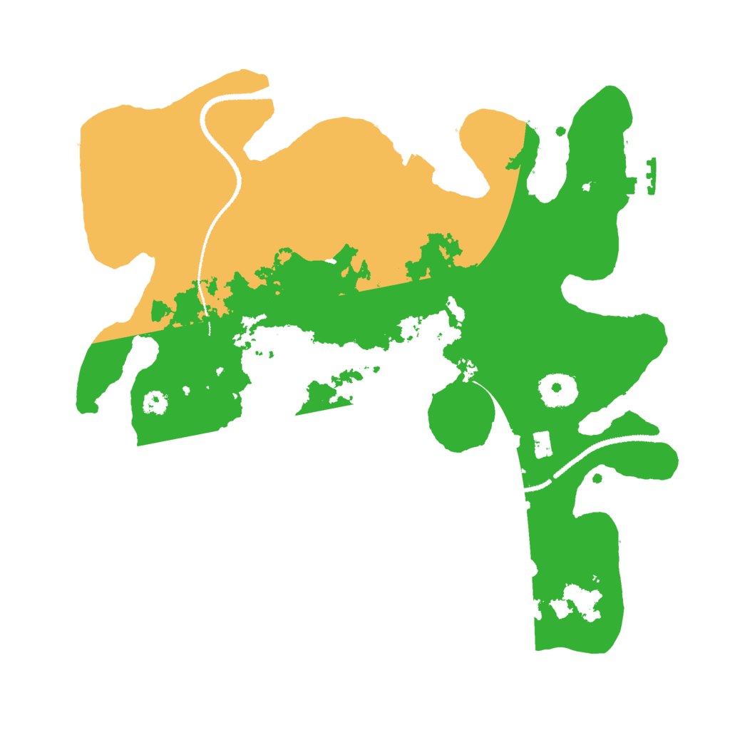 Biome Rust Map: Procedural Map, Size: 3000, Seed: 1223456