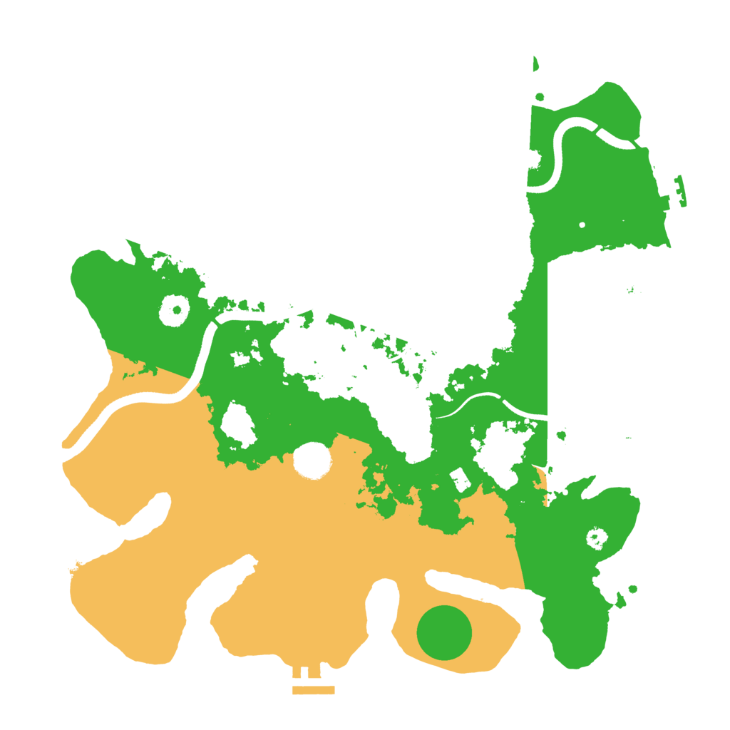 Biome Rust Map: Procedural Map, Size: 3500, Seed: 1178082823