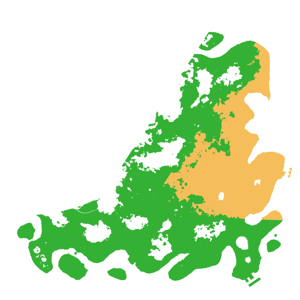 Biome Rust Map: Procedural Map, Size: 4500, Seed: 1254699886