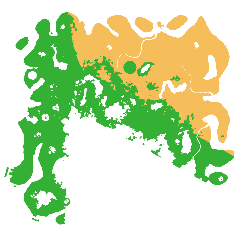 Biome Rust Map: Procedural Map, Size: 5000, Seed: 61741591