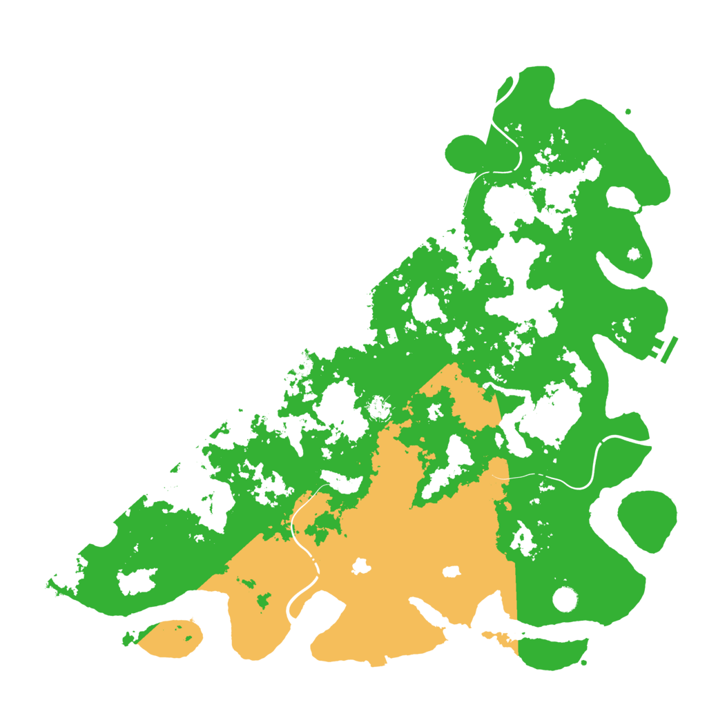 Biome Rust Map: Procedural Map, Size: 5000, Seed: 36568611