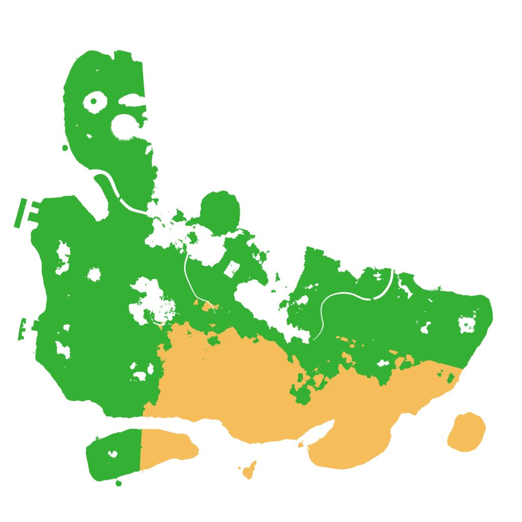 Biome Rust Map: Procedural Map, Size: 3500, Seed: 1047201557