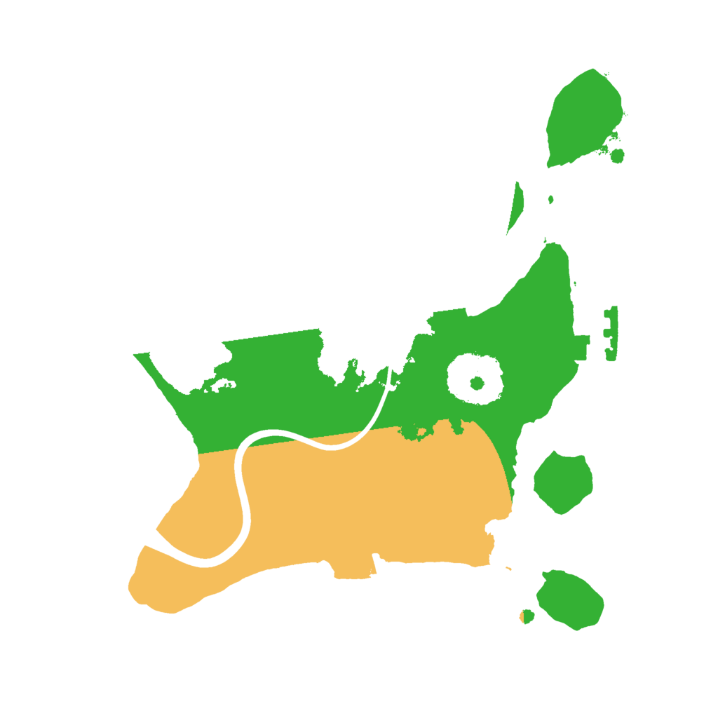 Biome Rust Map: Procedural Map, Size: 2000, Seed: 697173350