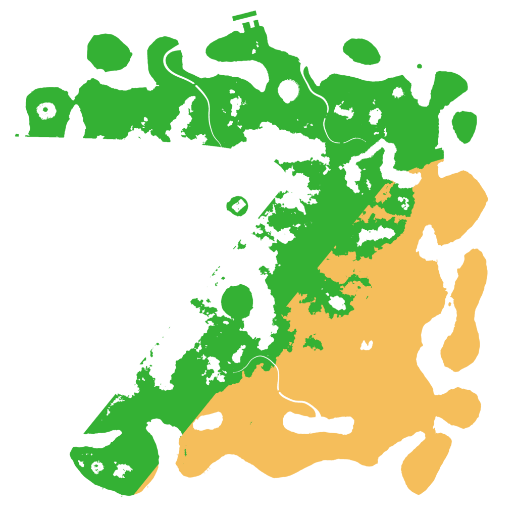 Biome Rust Map: Procedural Map, Size: 4300, Seed: 1837149