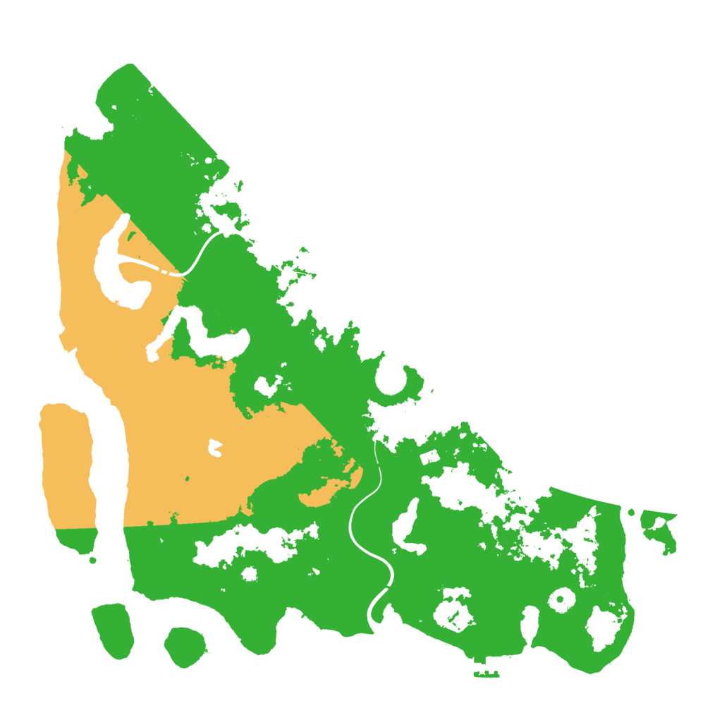 Biome Rust Map: Procedural Map, Size: 4250, Seed: 890728286