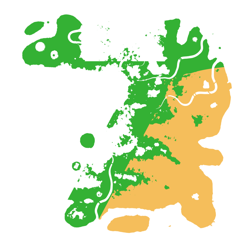 Biome Rust Map: Procedural Map, Size: 4500, Seed: 427513238