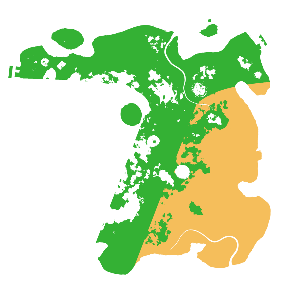 Biome Rust Map: Procedural Map, Size: 3750, Seed: 1402087198