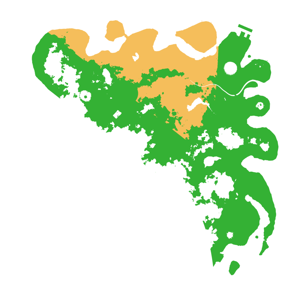 Biome Rust Map: Procedural Map, Size: 4050, Seed: 690542652