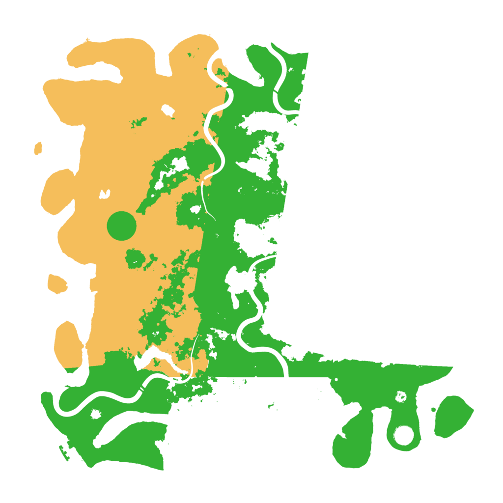 Biome Rust Map: Procedural Map, Size: 4500, Seed: 1334110099