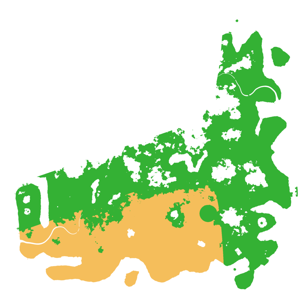 Biome Rust Map: Procedural Map, Size: 4750, Seed: 724774500