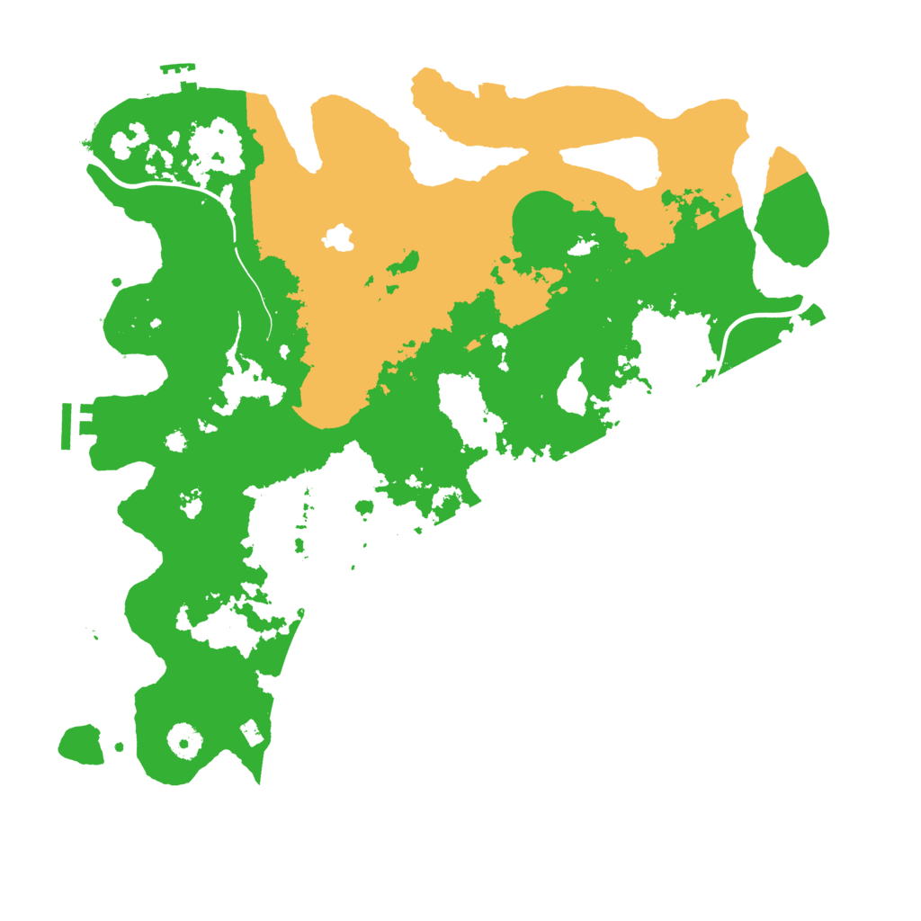 Biome Rust Map: Procedural Map, Size: 4000, Seed: 1488111999