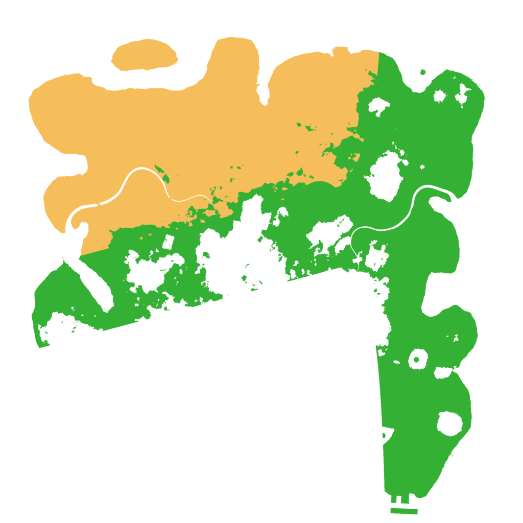 Biome Rust Map: Procedural Map, Size: 3900, Seed: 1166348444