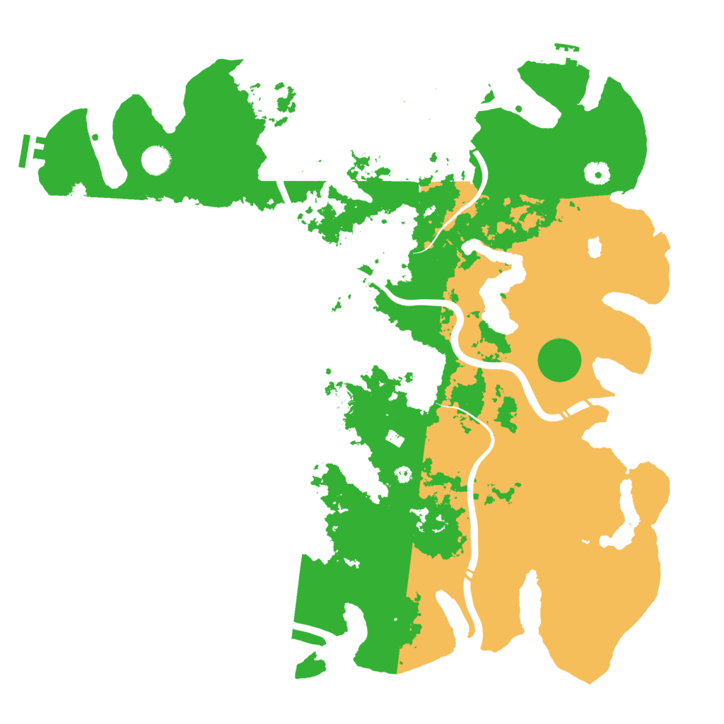 Biome Rust Map: Procedural Map, Size: 4400, Seed: 723331455