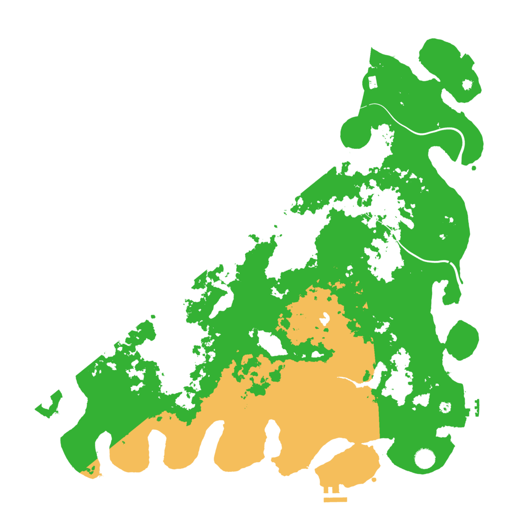 Biome Rust Map: Procedural Map, Size: 4500, Seed: 837468994