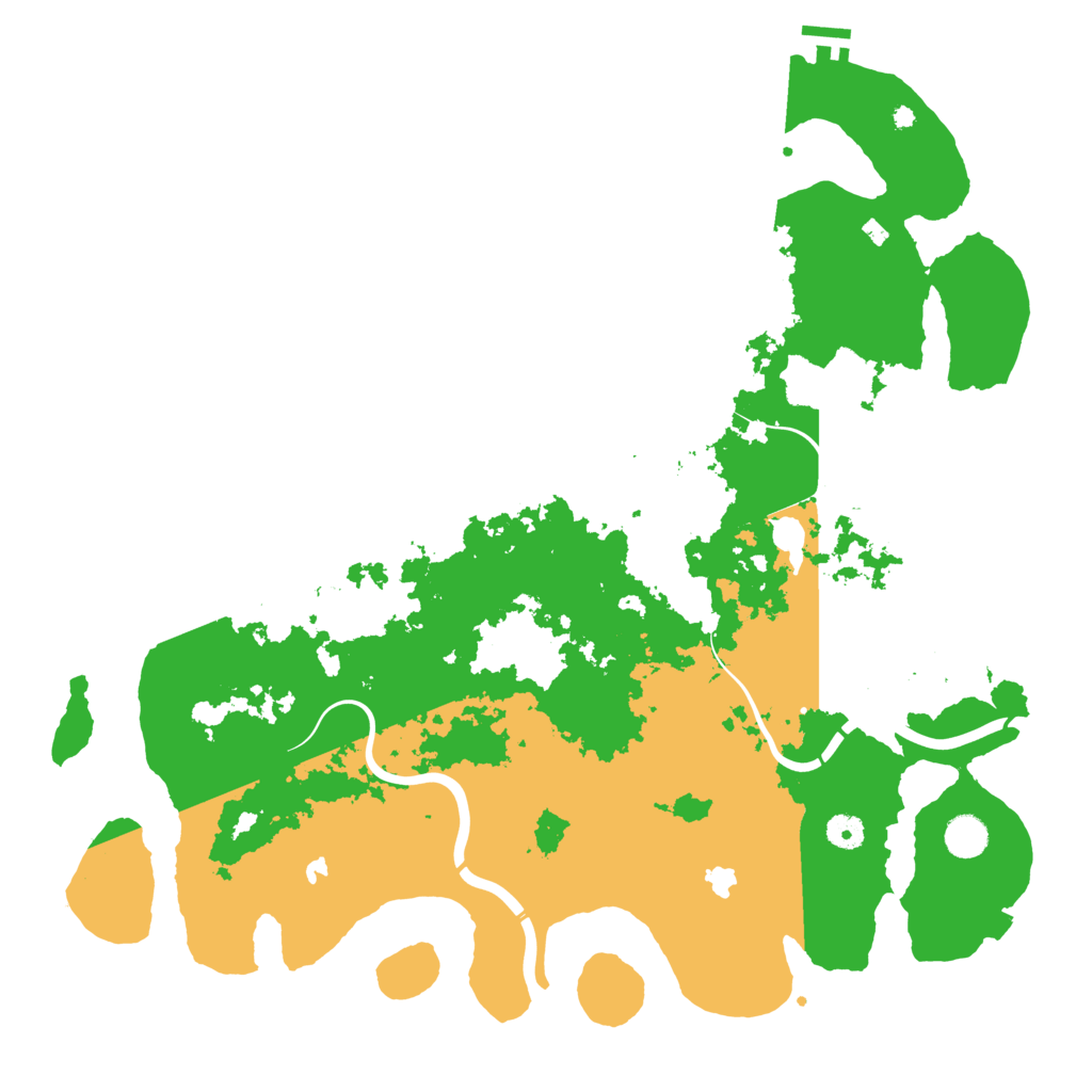 Biome Rust Map: Procedural Map, Size: 4500, Seed: 1389521346