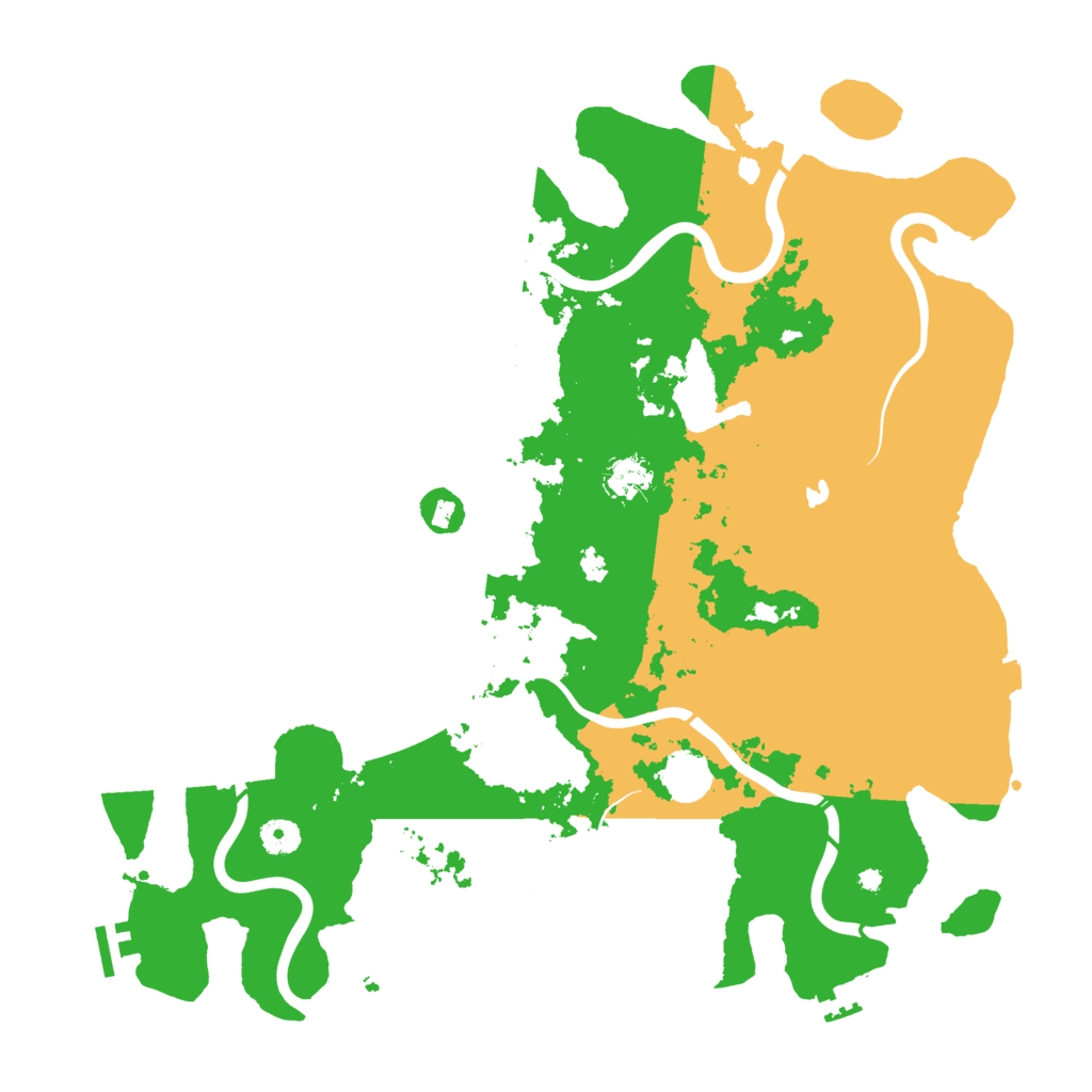 Biome Rust Map: Procedural Map, Size: 4300, Seed: 1866644670