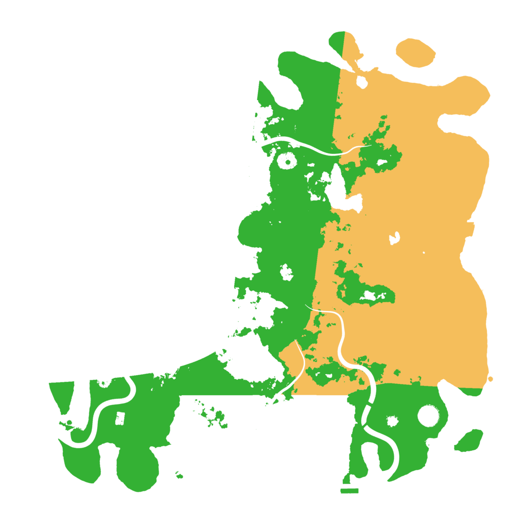 Biome Rust Map: Procedural Map, Size: 4300, Seed: 1866644670