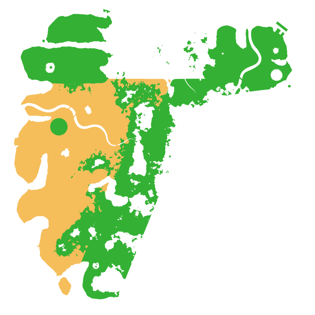 Biome Rust Map: Procedural Map, Size: 4800, Seed: 287003045