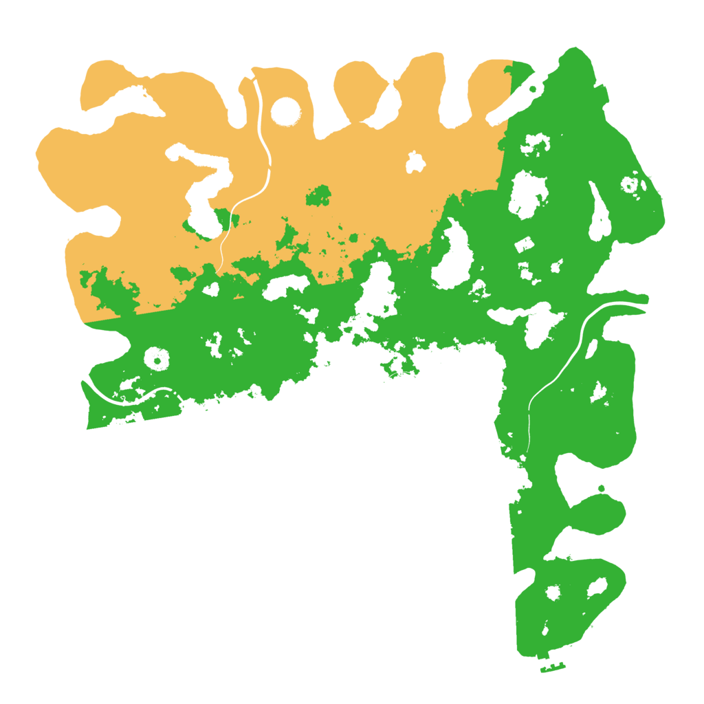 Biome Rust Map: Procedural Map, Size: 4250, Seed: 1143660831