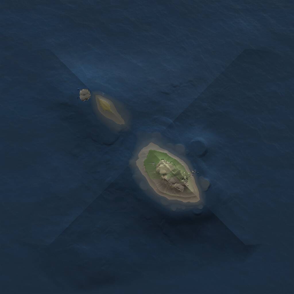 Rust Map: Procedural Map, Size: 1000, Seed: 19880223, 1 Monuments