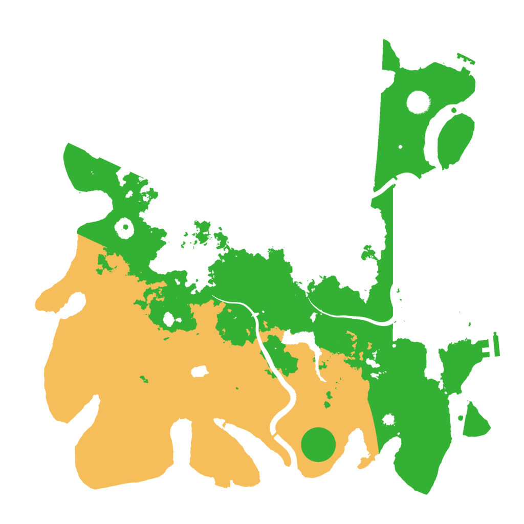Biome Rust Map: Procedural Map, Size: 4000, Seed: 1649151486